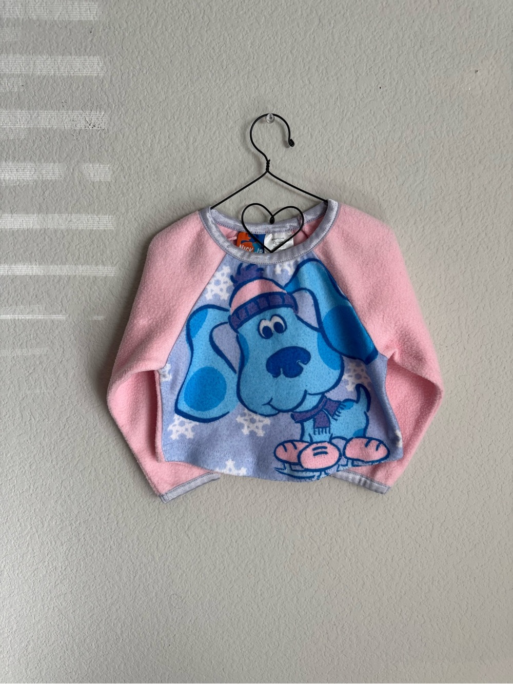 Nickelodeon Pink & Blue Blues Clues Fleece Top - Kids Long Sleeve